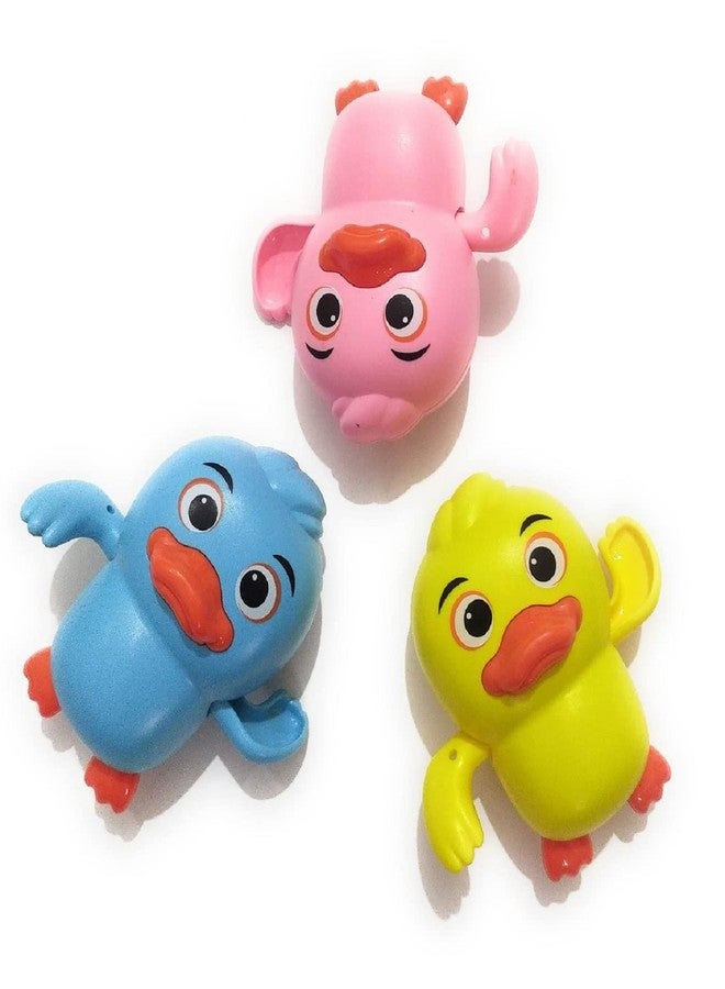 NELSTRAB:- Swimming Penguin Bath Toy/Toddlers Swimming Floating Playing Toy in Bathroom Beach Pool/Colorful Water Toys for Girls & Boys - (Multi Color)(3+ Months Up)(Pack of 3) - Image 5